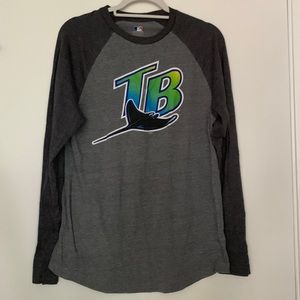MLB Tampa Bay Rays Long Sleeve Baseball Tee